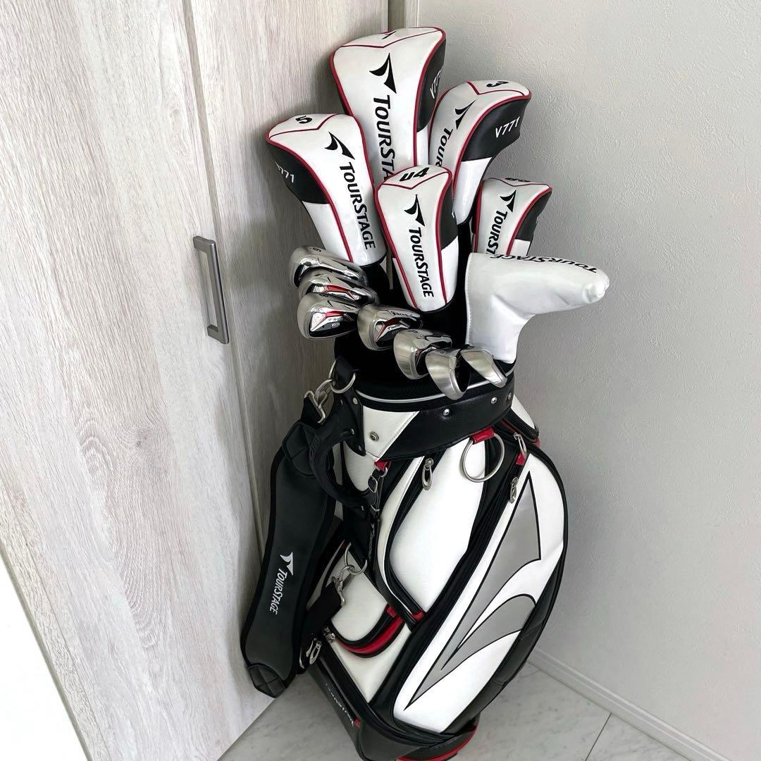 未使用に近い　完売　ツアーステージ　ゴルフクラブ　本格フルセット　V771