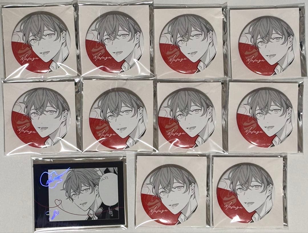 ギヴン 真冬 CODA:NextVerse シリーズ 缶バッジ　チェキ風カード