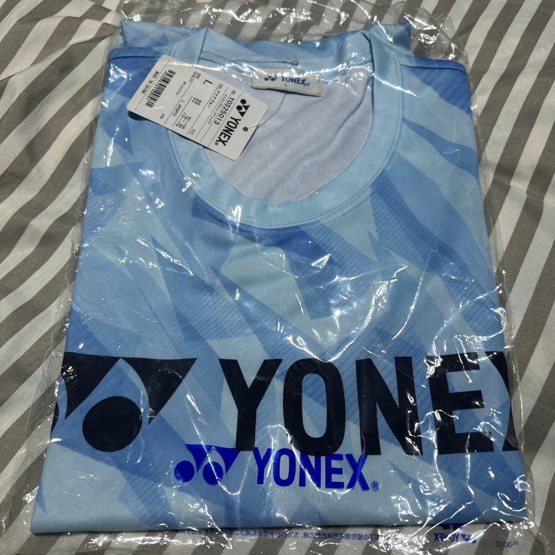 即完売YONEX ALL TOKAIアクアブルー Lサイズ 新品未開封　ロンT