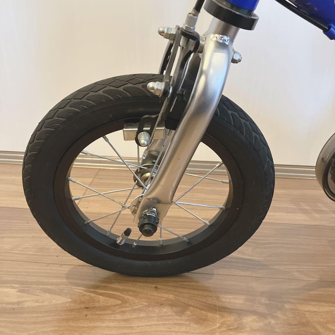 【美品】Henshin Bike へんしんバイク2 12インチ 青スタンド付
