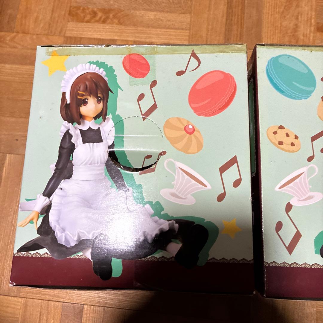 けいおん！　中野梓、平沢唯　メイド服フィギュア2体セット