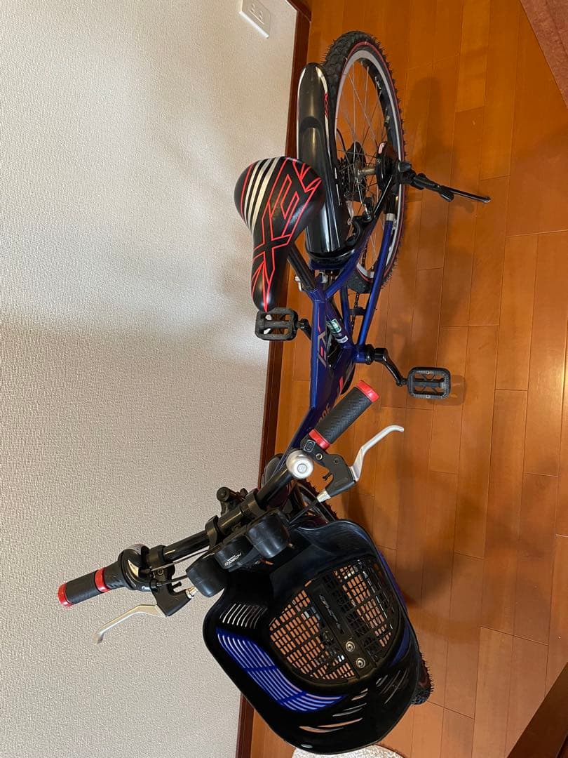 子供用自転車 青 ブリヂストン22インチ　手渡しか着払いで