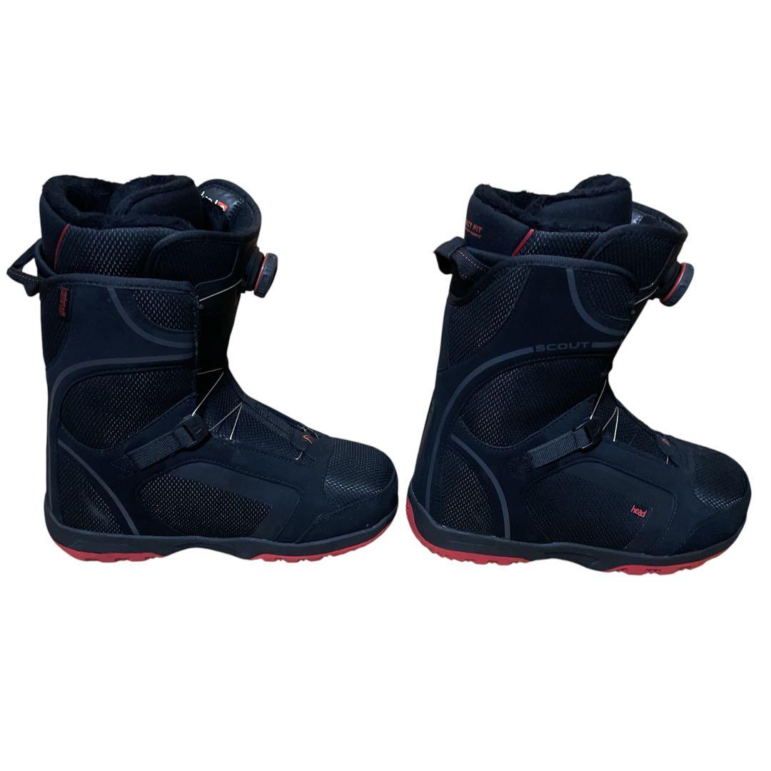 【極美品】HEAD SCOUT スノーボードブーツ BOA 25㎝ メンズ