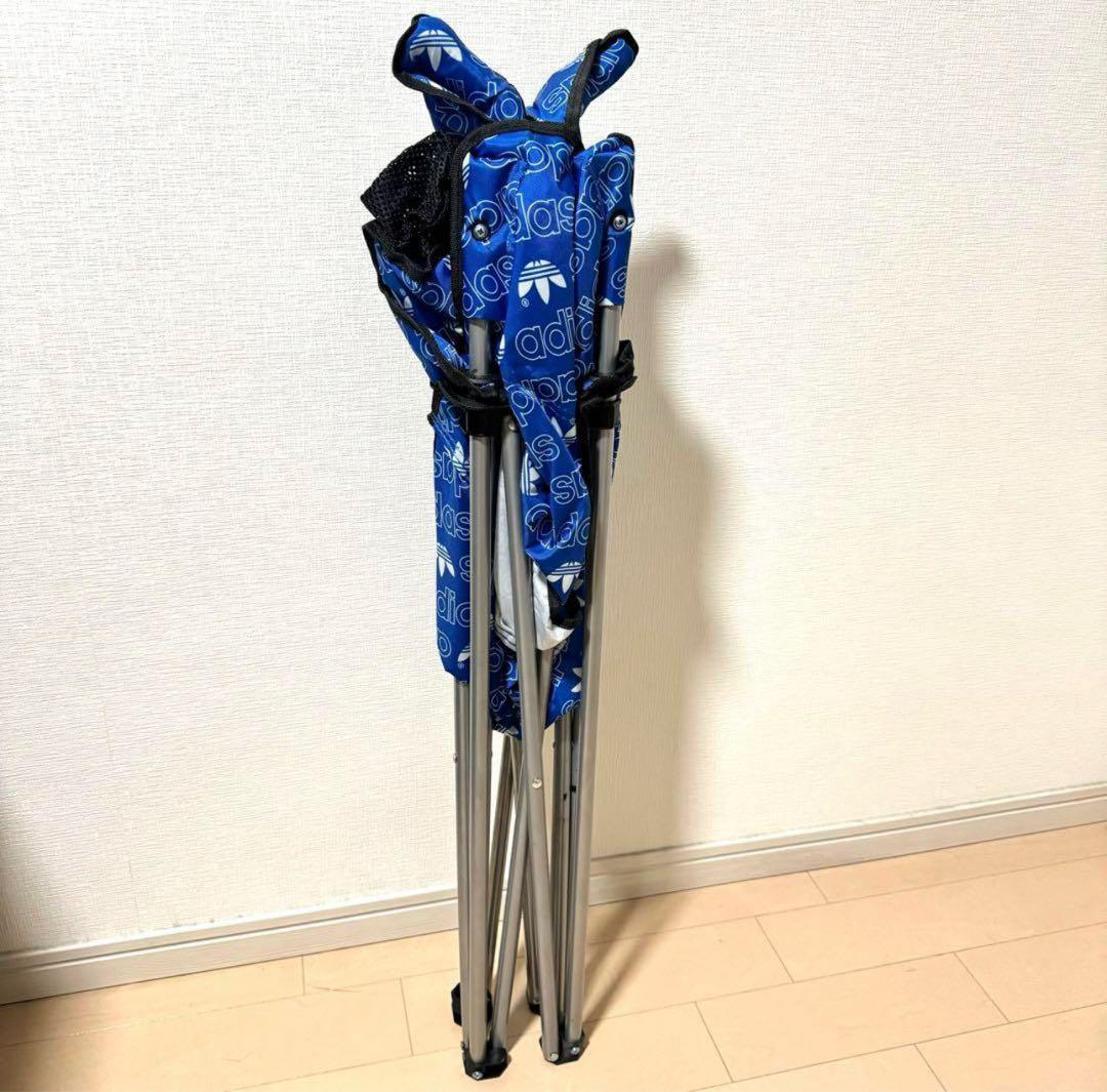 adidas キャンプ アウトドア チェア 折り畳みイス ドリンクホルダー付き