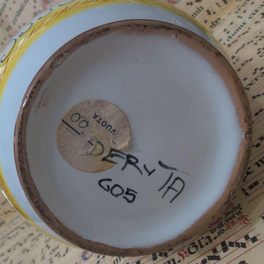 イタリア伝統工芸 デルータ焼 ドラゴン花模様ピッチャー ラファエレスク