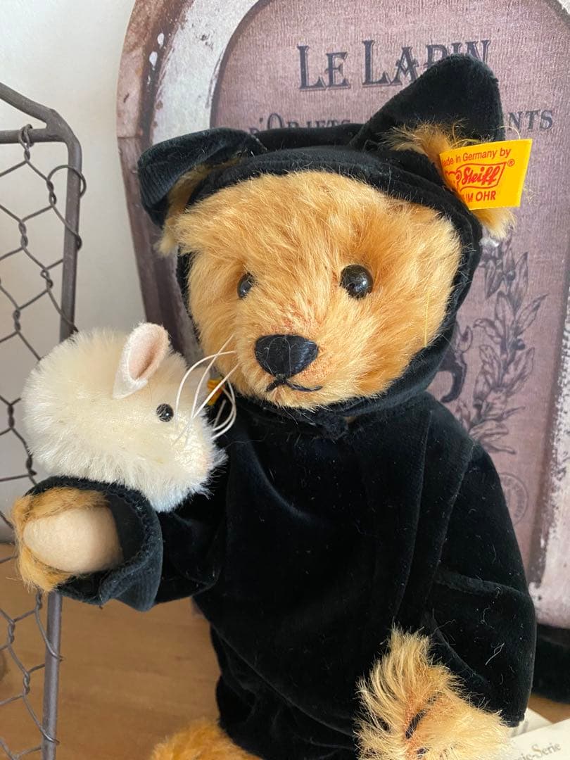 未使用シュタイフハロウィンベア黄色タグ