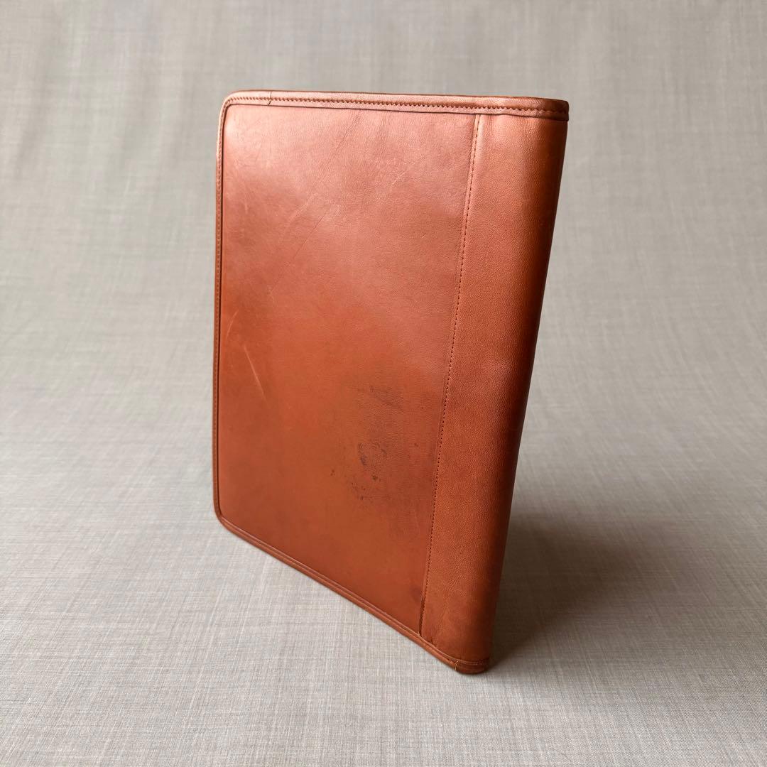 COACH コーチ レザー ドキュメントケース ブラウン
