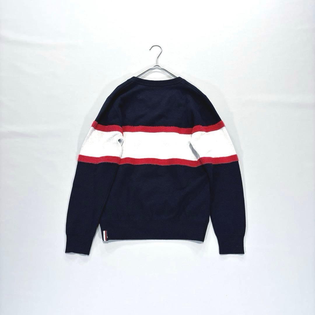 トミーヒルフィガーゴルフ　M ニットセーター　Vネック ネイビー　レディース