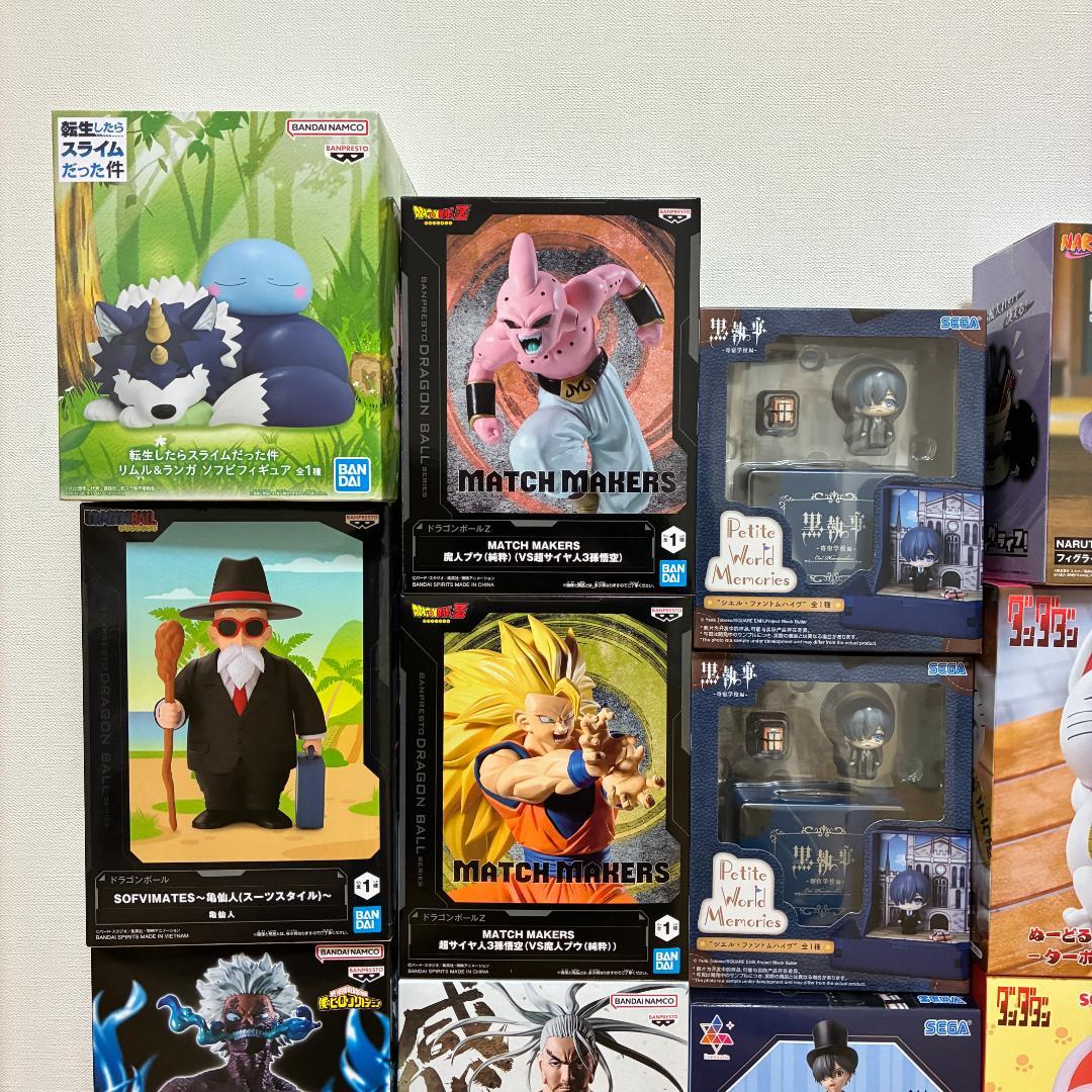 プライズフィギュアまとめ売り、ナルト、ドラゴンボール、ヒロアカ、ダンダダン他