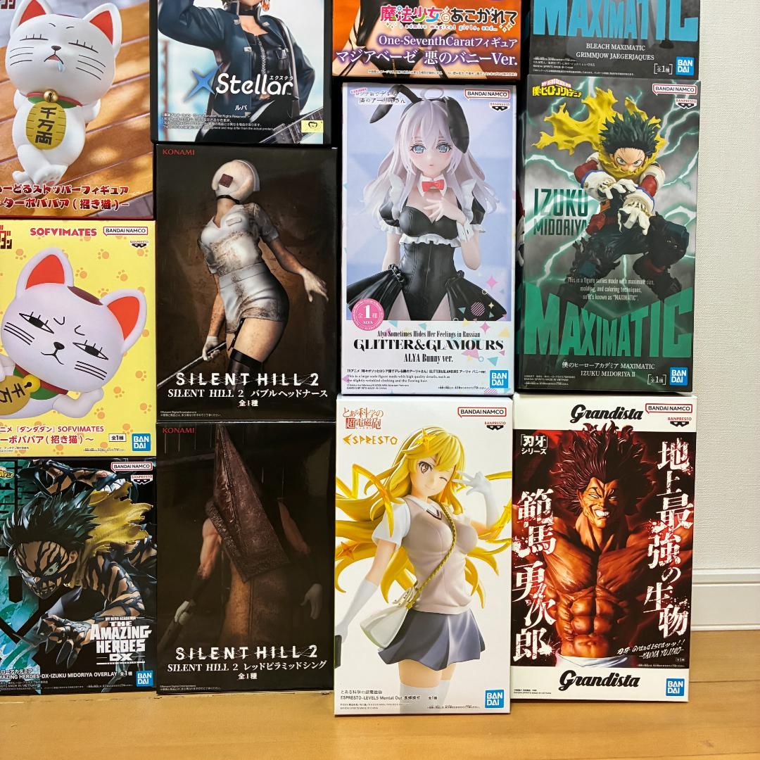 プライズフィギュアまとめ売り、ナルト、ドラゴンボール、ヒロアカ、ダンダダン他
