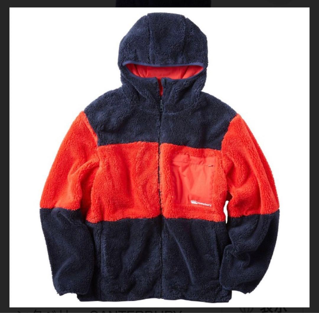 canterbury リバーシブルフリースジャケット L ネイビー/レッド