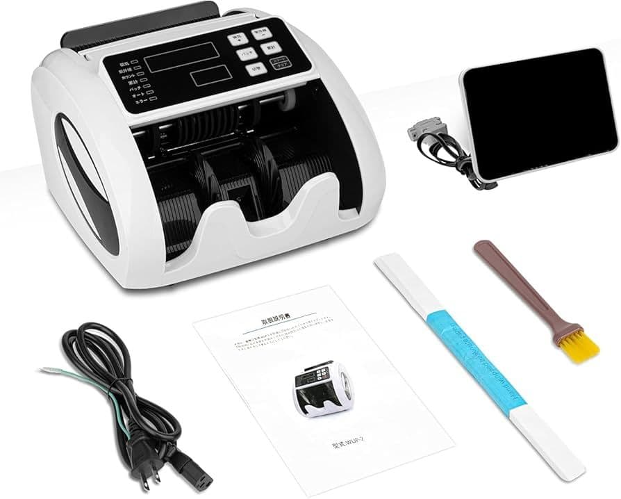 新紙幣対応 紙幣計数機 マネーカウンター 紙幣カウンター 偽札検出機能