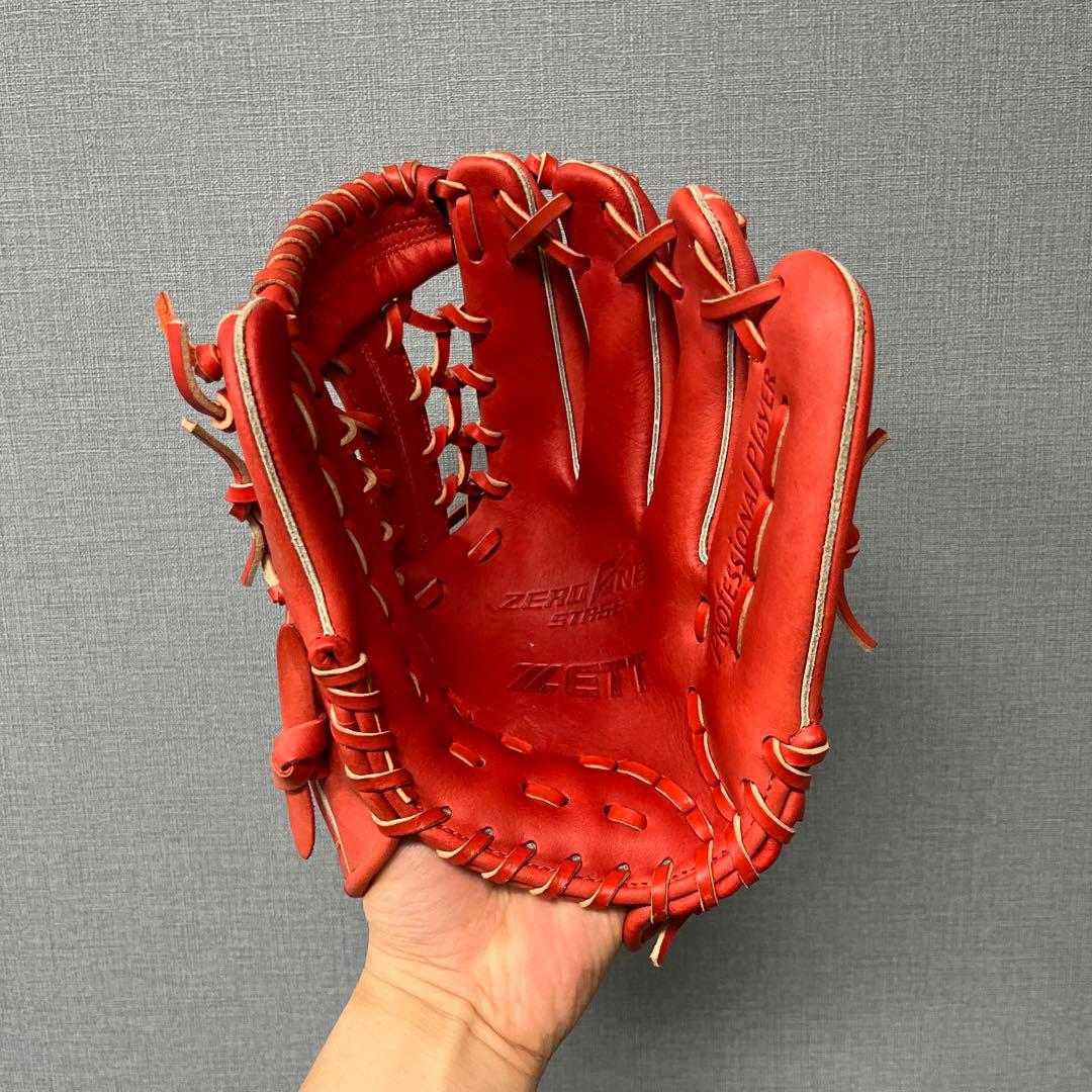 1095 ZETT 型抜群 即戦力 極美品 軟式少年 内野手用グローブ