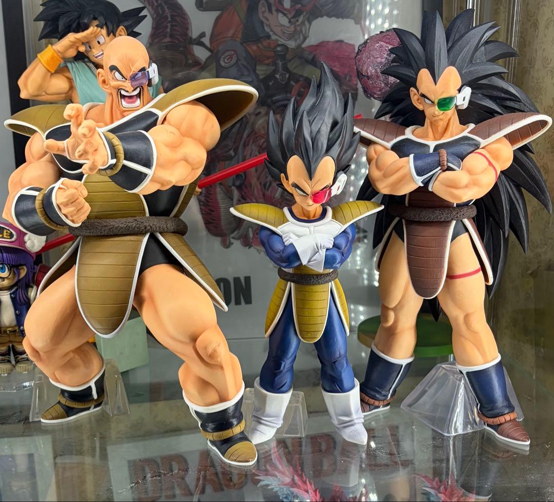 ドラゴンボール一番くじベジータ、ラストワンナッパ、ラディッツフィギュア3体セット
