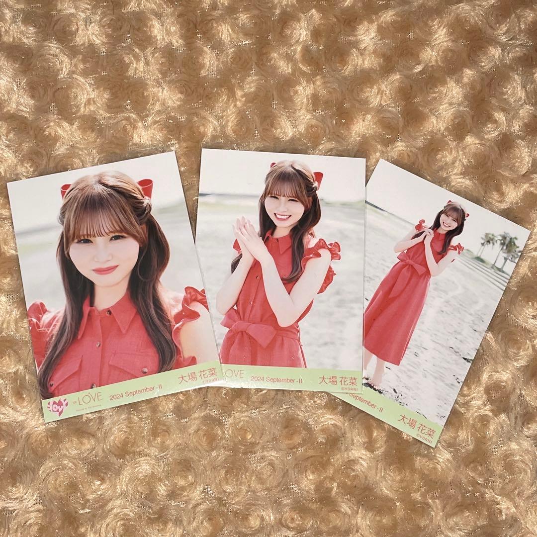 =LOVE イコラブ 生写真 コンプリート 大場花菜 海とレモンティー