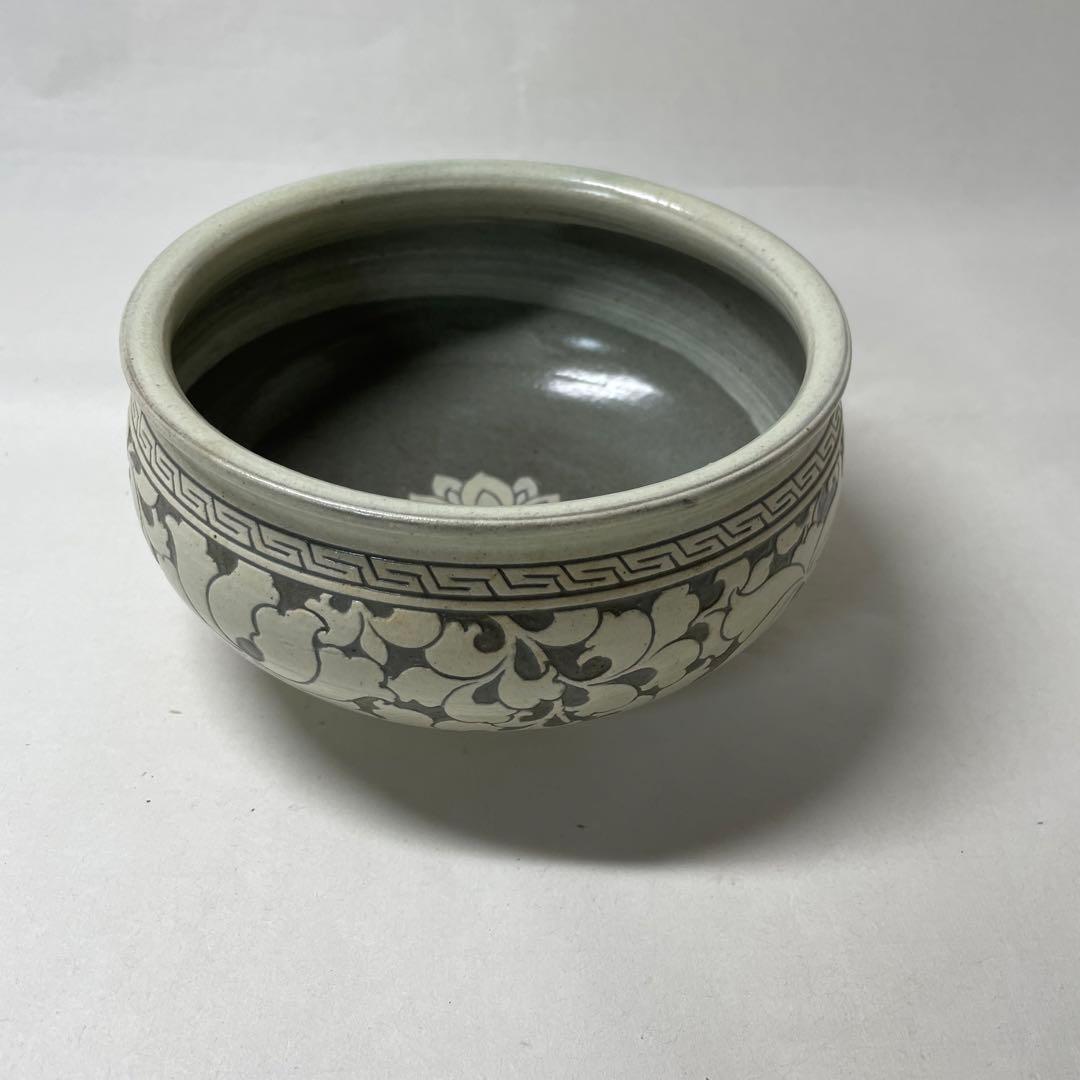 FA38⑨ 奇泉アラベスク風模様茶道具4点セット