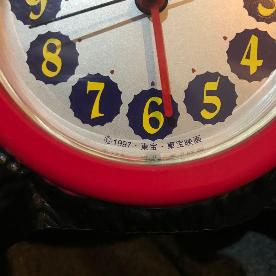 希少 ゴジラGODZILLA 目覚まし時計 動作確認済み 良好