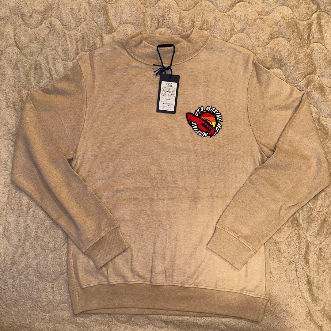 muta★ライトニットモックネックプルオーバー★ベージュ