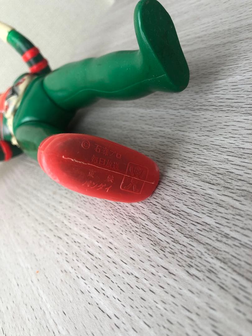 旧バンダイ　面取れ　仮面ライダーV3 ソフビ　当時物