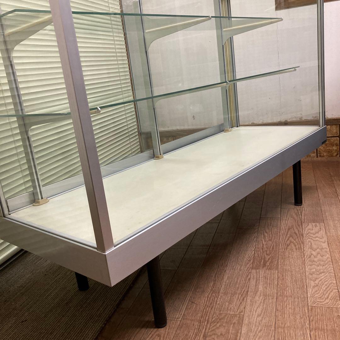 M*e様 ガラスショーケース ガラスディスプレイ棚 120cm×90cm×45c