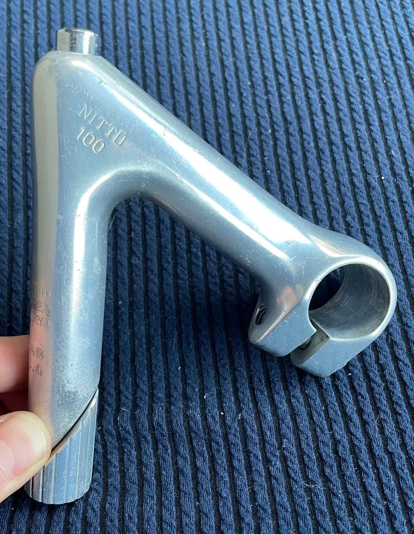 NJS NITTO 軽合ステム　100mm 58° 競輪　ピスト　ロードバイク