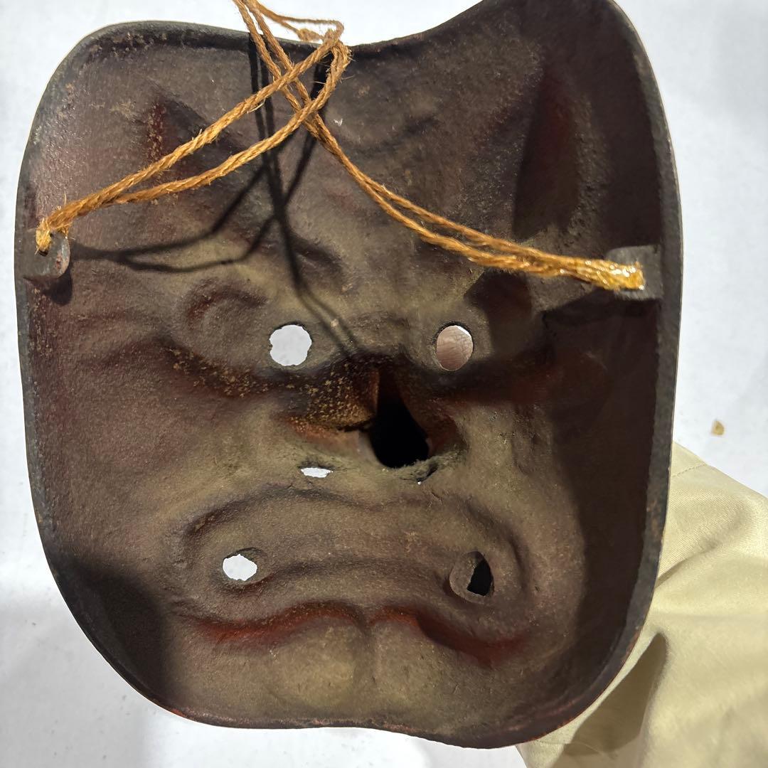 天狗 お面 鉄製 天狗面 縁起物 魔除 てんぐ