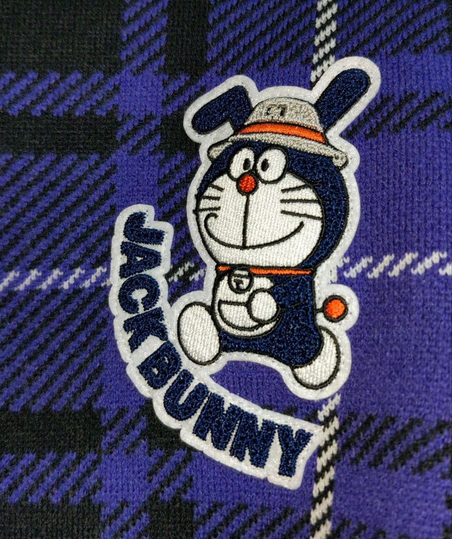 新品　ジャックバニー　ニット1 ドラえもん パープル　セーター