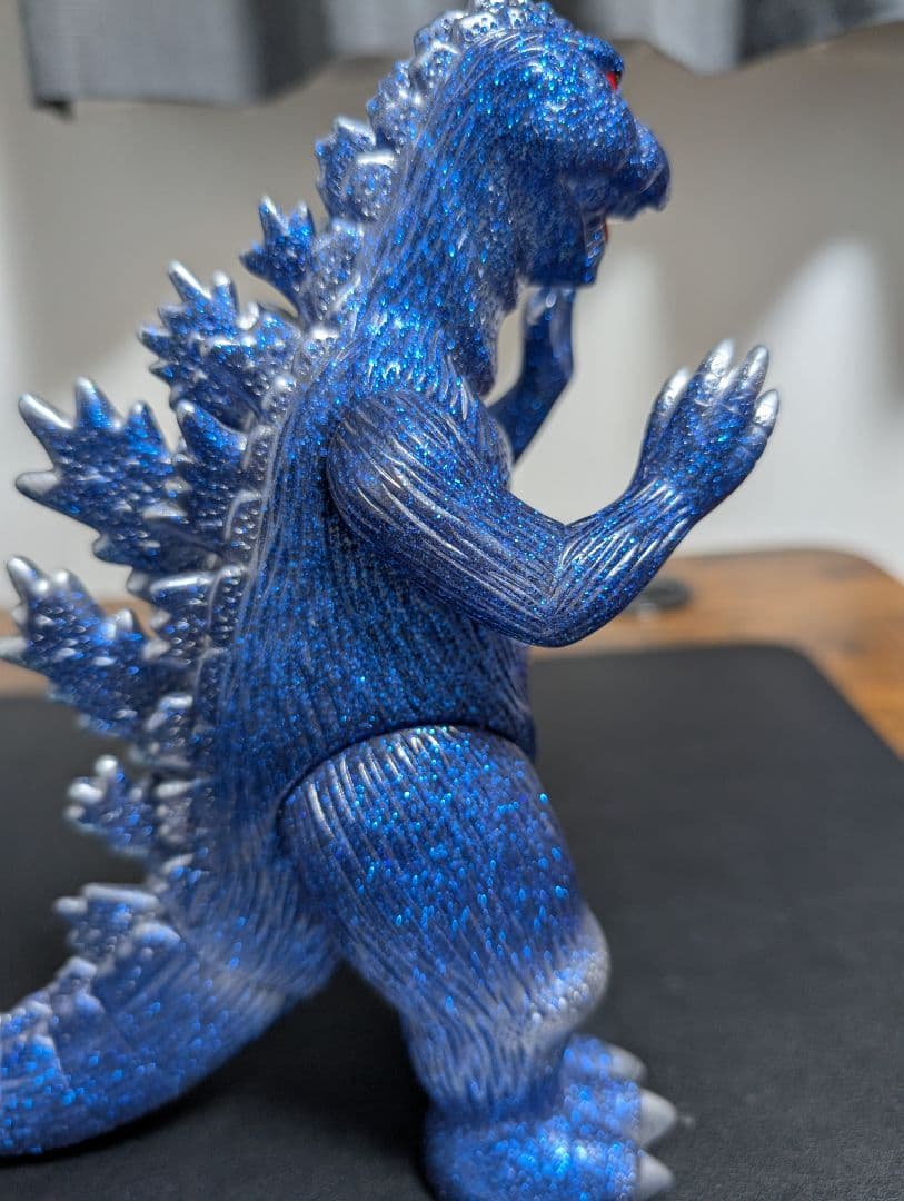 ゴジラ ソフビ マルサン Godzilla 1964 Blue Glitter