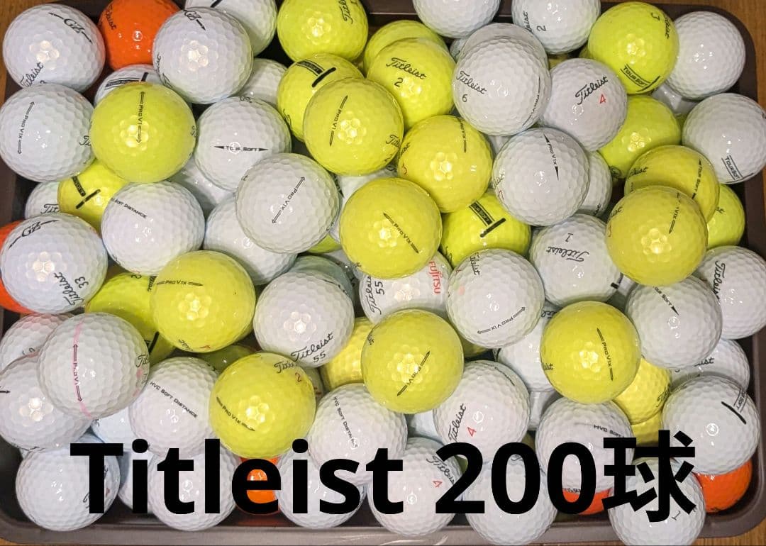 Titleistロストボール200球徳用セット