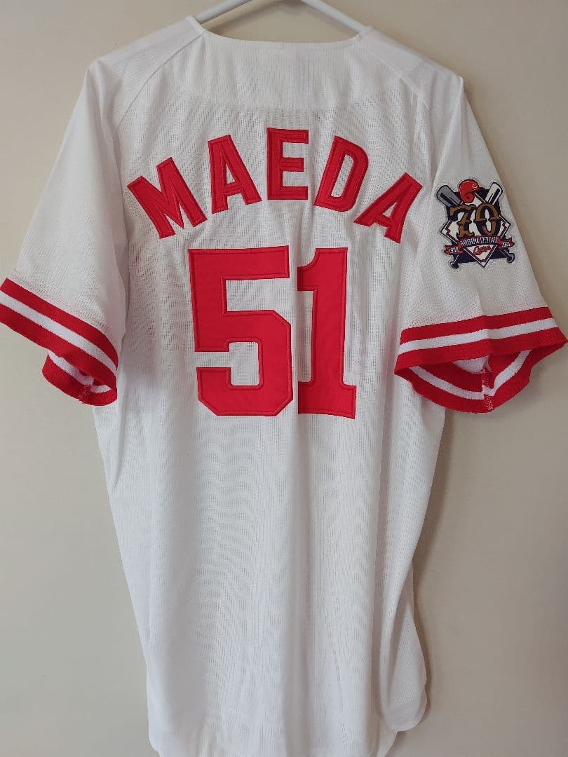 最終価格【アレンジ品】広島東洋カープ 復刻ユニフォーム#51 前田智徳さん L