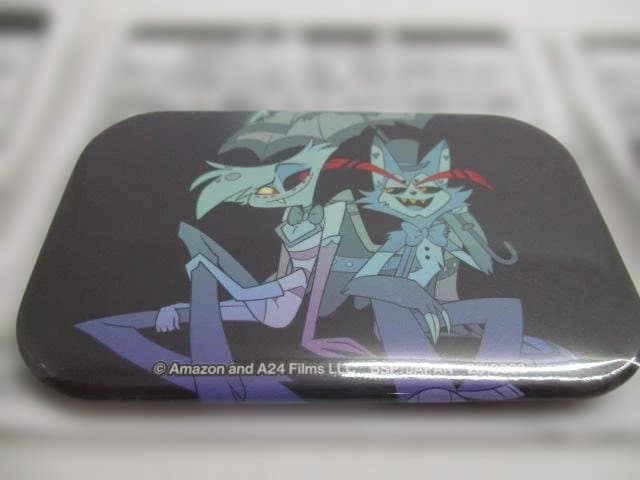 【未開封品】ハズビン・ホテルへようこそ　スクエア缶バッチ　４種セット