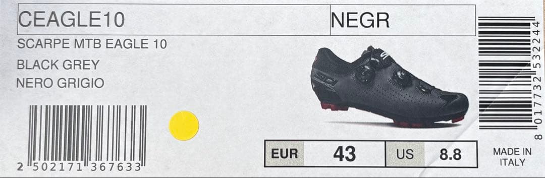 ウェア SIDI MTB EAGLE 10 Black / Black