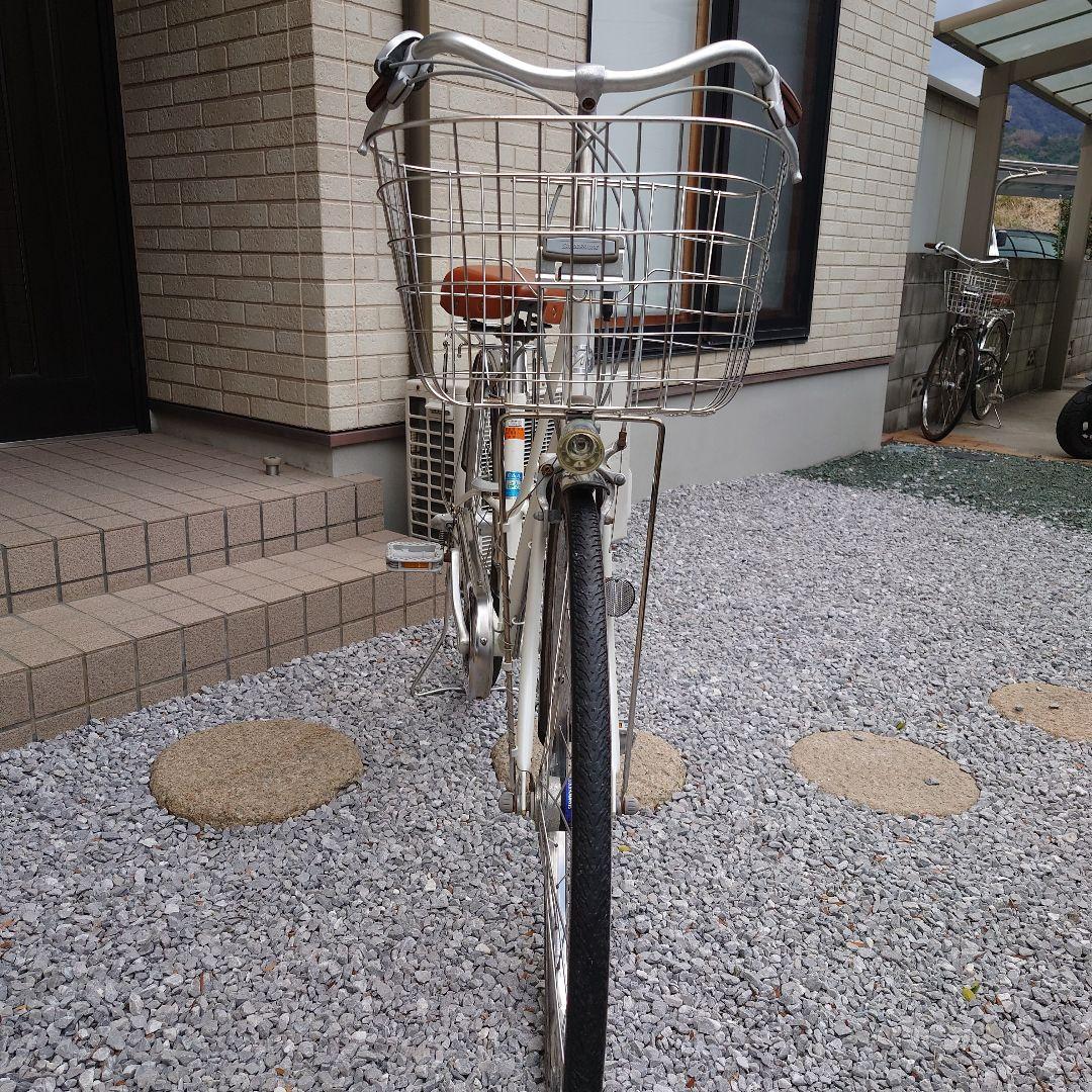 引き取りのみ　LOCOCO シティサイクル ホワイト