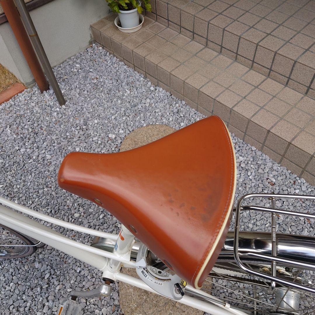 引き取りのみ　LOCOCO シティサイクル ホワイト