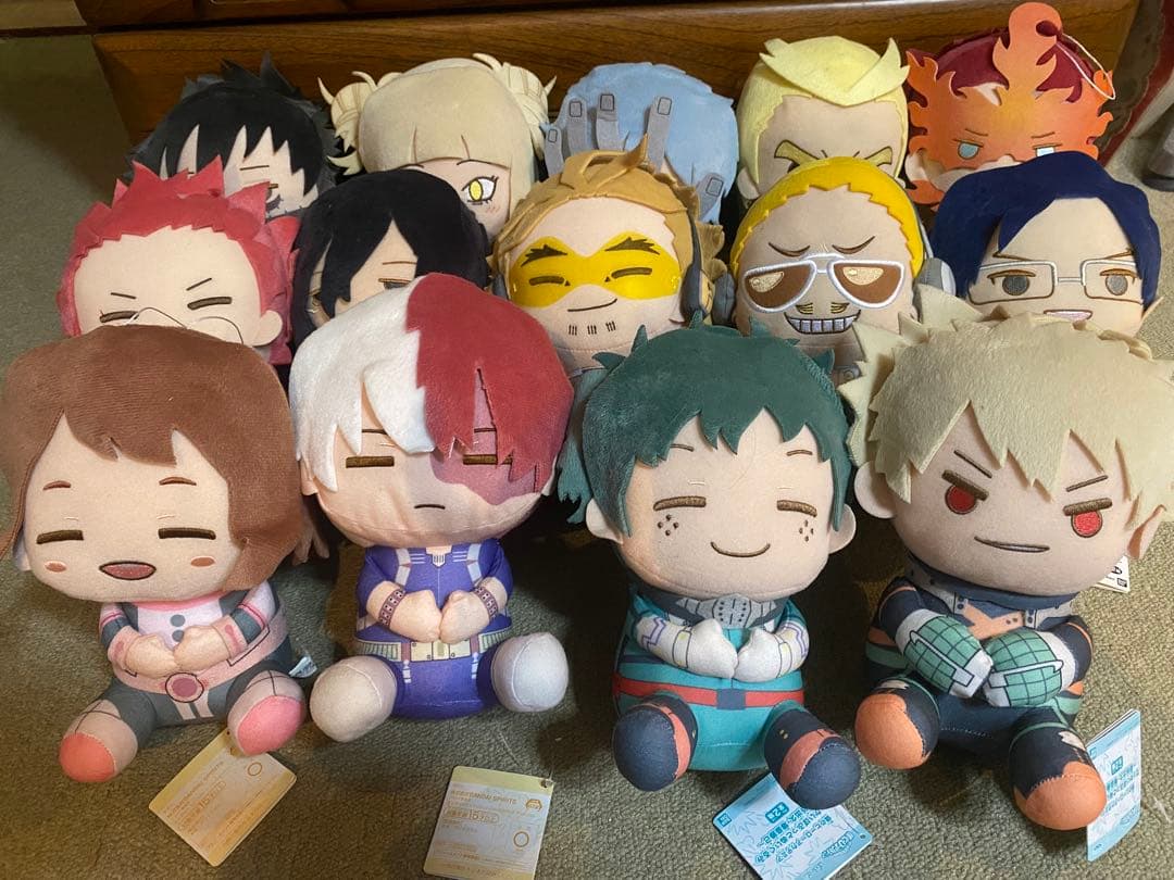 僕のヒーローアカデミア　でっかいぽふっとぬいぐるみ 15体フルコンプセット