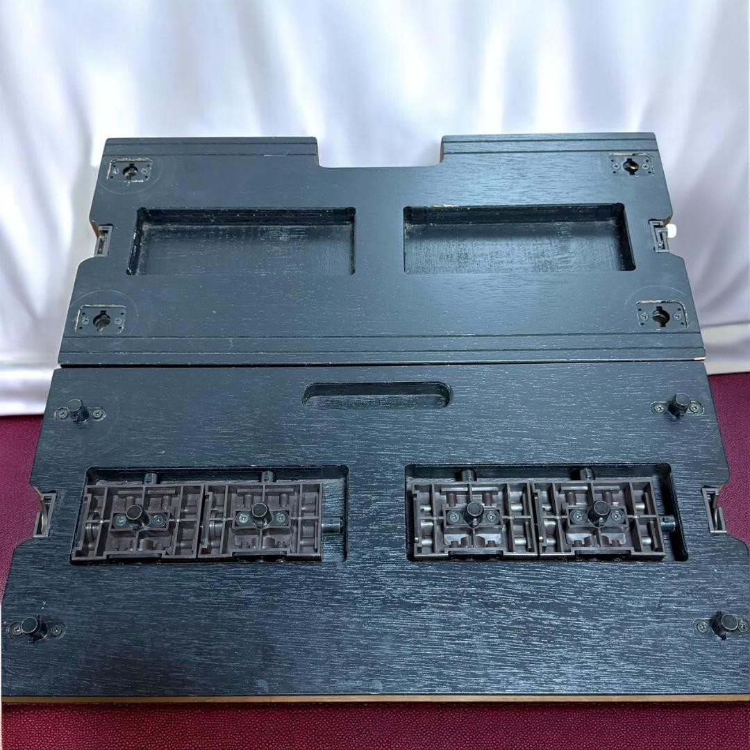 ☆吉澤 PEACOCK ASS-V ブラック ピアノ補助台 アシストスツール