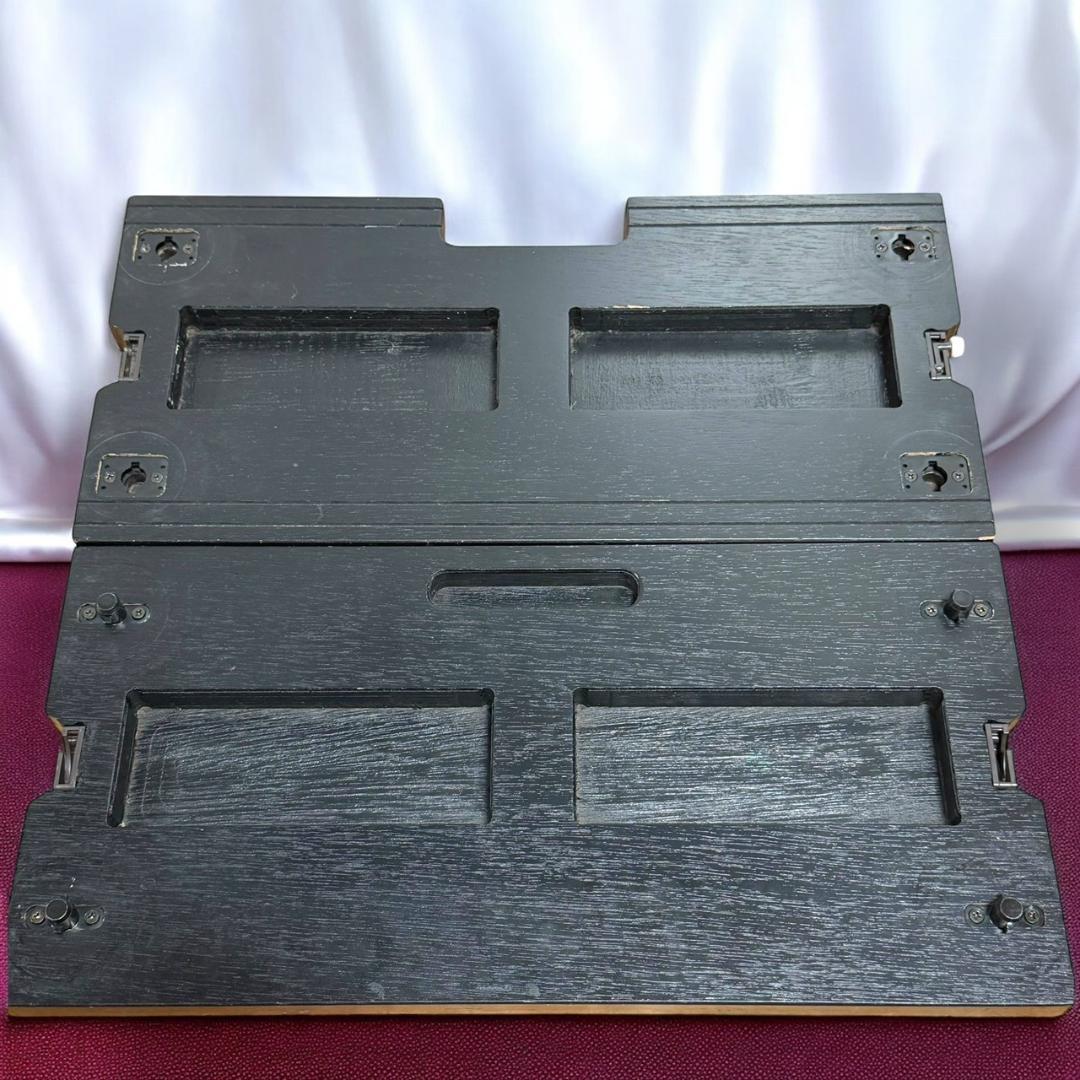 ☆吉澤 PEACOCK ASS-V ブラック ピアノ補助台 アシストスツール