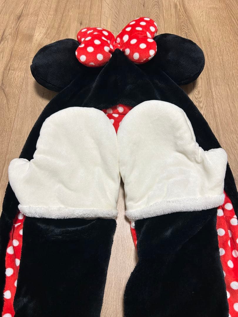 【美品】ミニー　マフラーキャップ