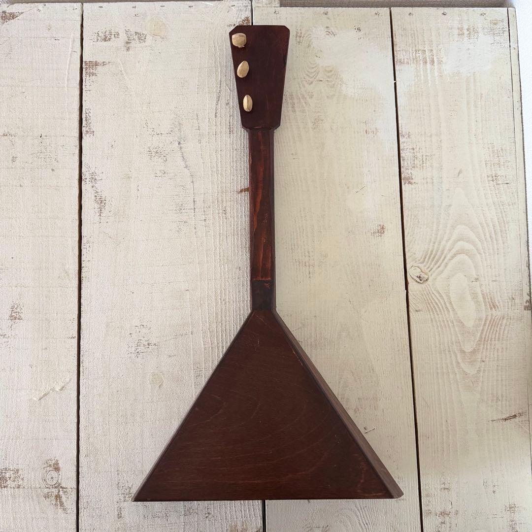 Vintage　木製バラライカ　ロシア伝統楽器