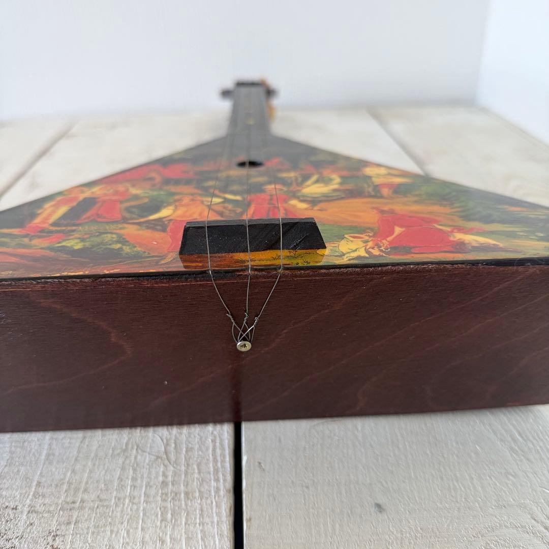 Vintage　木製バラライカ　ロシア伝統楽器