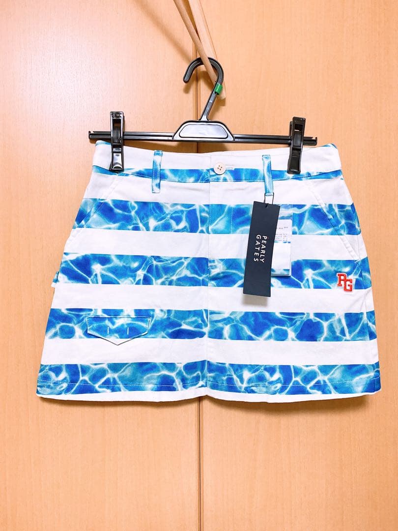 大幅値下げ！新品♡タグ付き パーリーゲイツ スカート 0 水柄