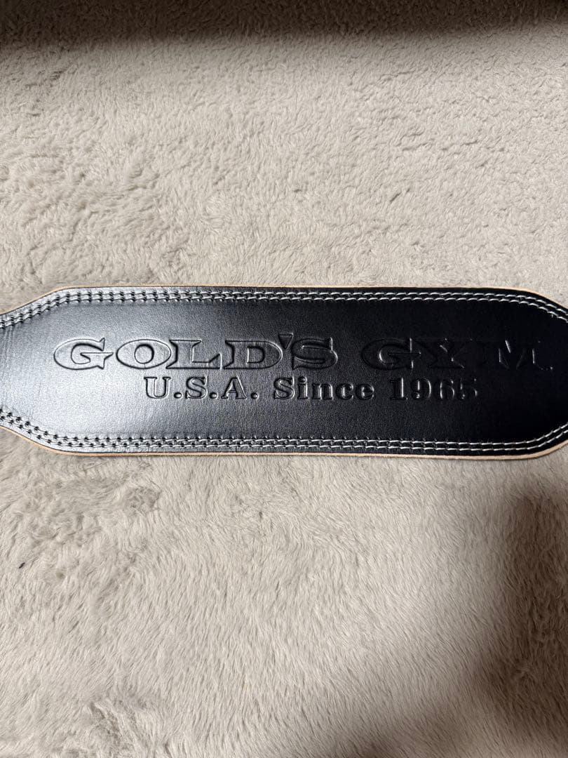 ゴールドジム　EXレザーベルト　Sサイズ