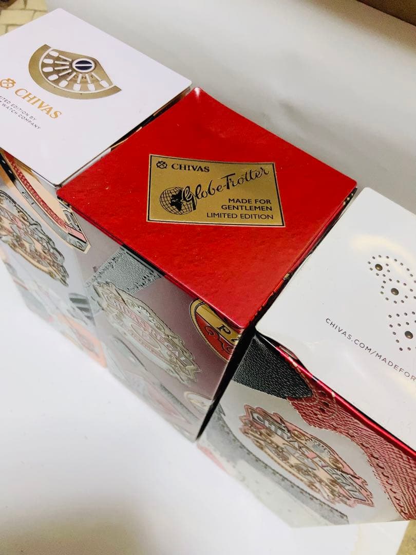 シーバスリーガル　12年　ブリキ缶BOX 3本セット