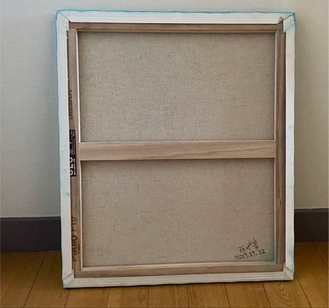 期間限定特典❤️原画☆キャンバス F10【夜、黒猫が星を抱いて願い事をする】