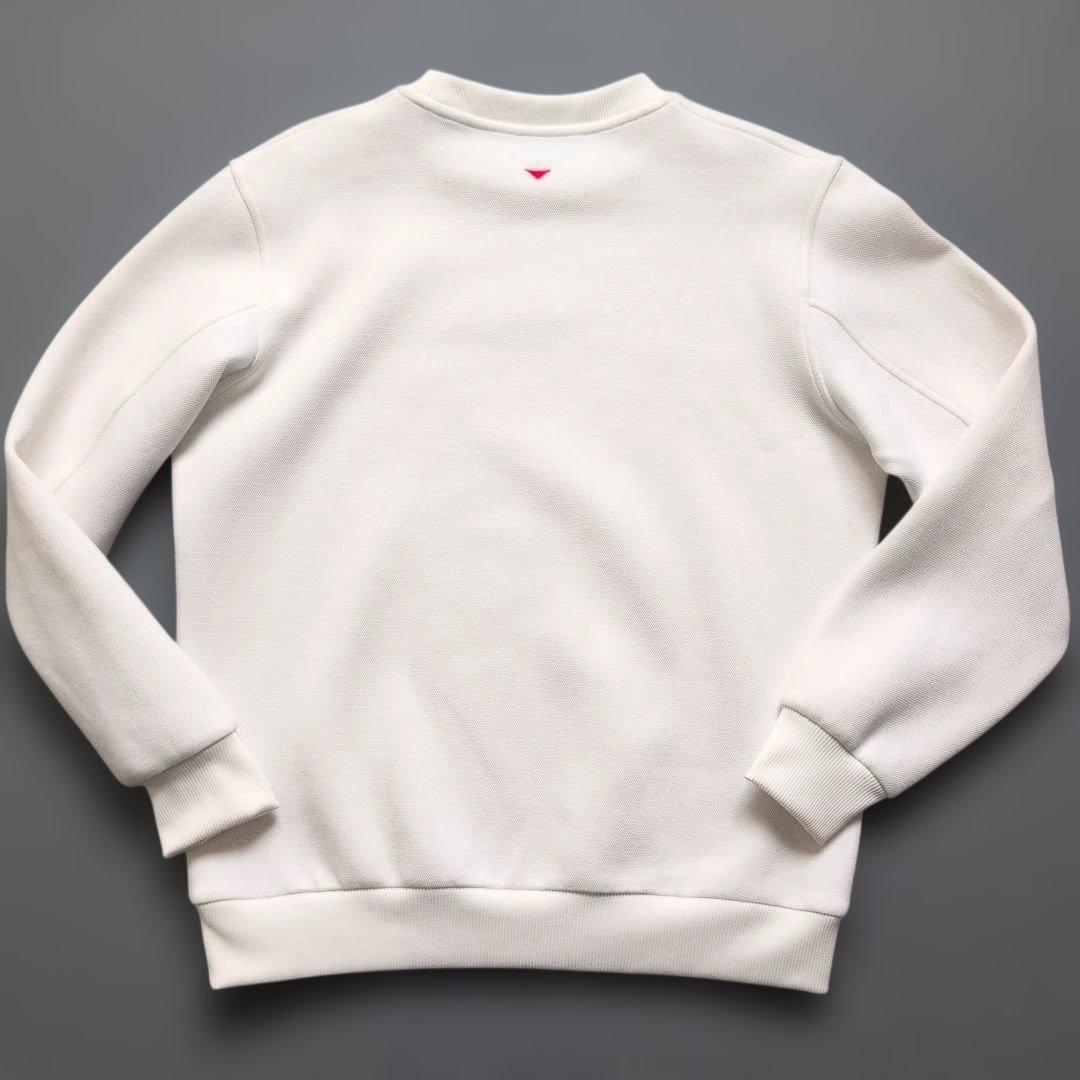 【未使用に近い】アンパスィゴルフ　ジャージースウェット刺繍ワッペンロゴ　M