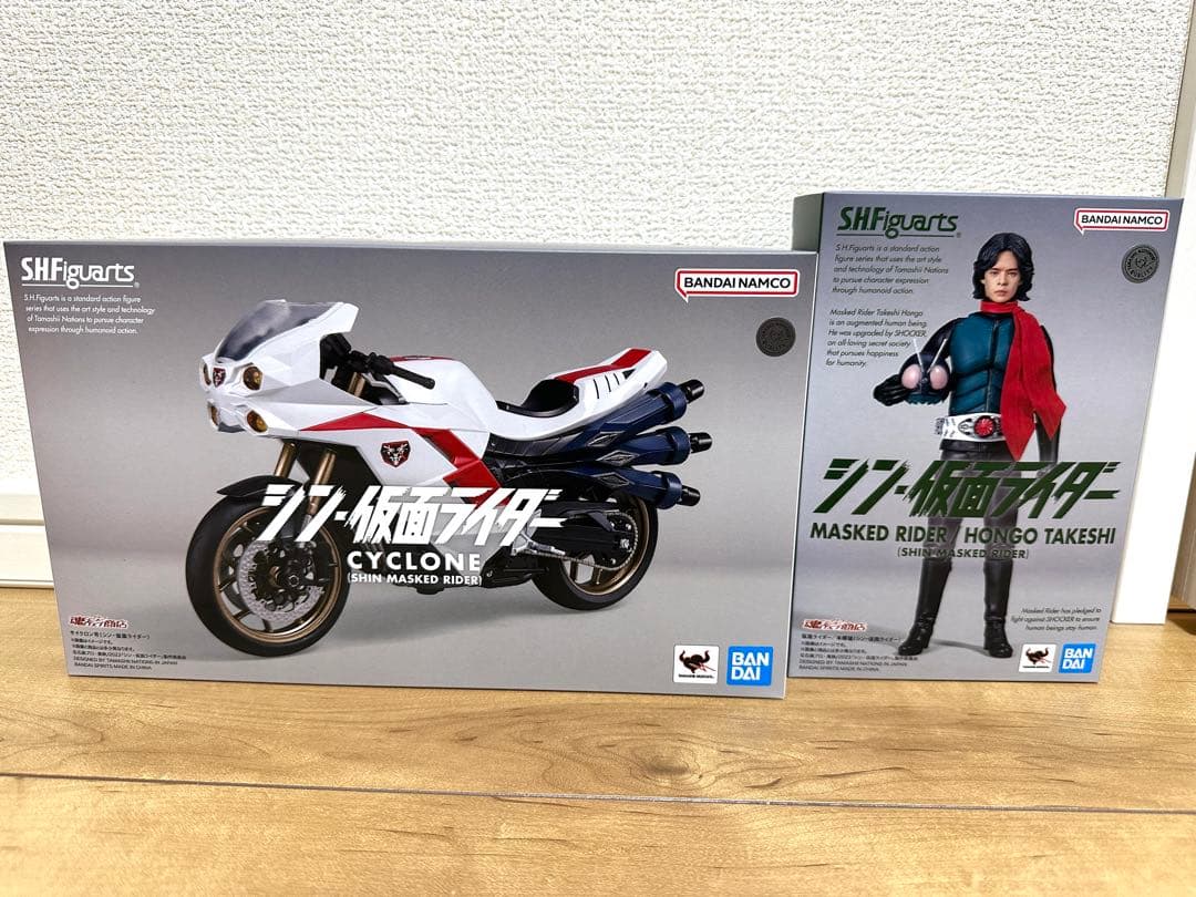 a*o様 シン仮面ライダー 本郷猛 サイクロン号 S.H.Figuarts フィ