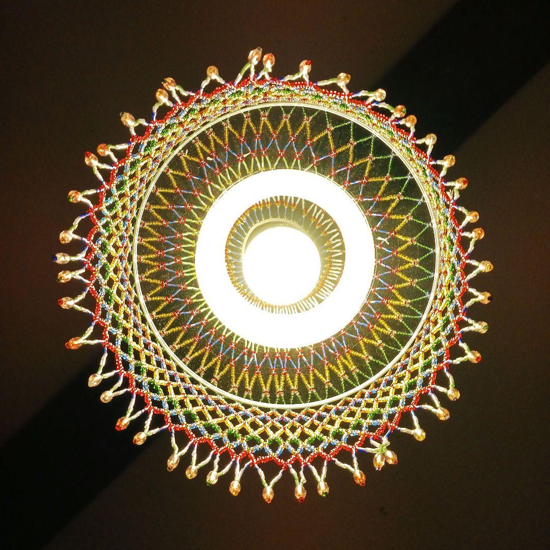 ビーズランプシェード　　　　アンティーク