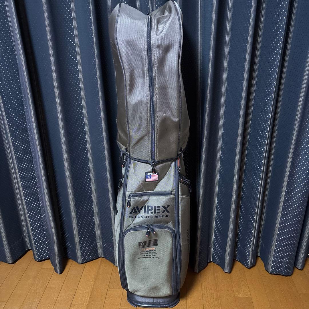 アヴィレックス AVIREX キャディバッグ 9インチ ゴルフバック