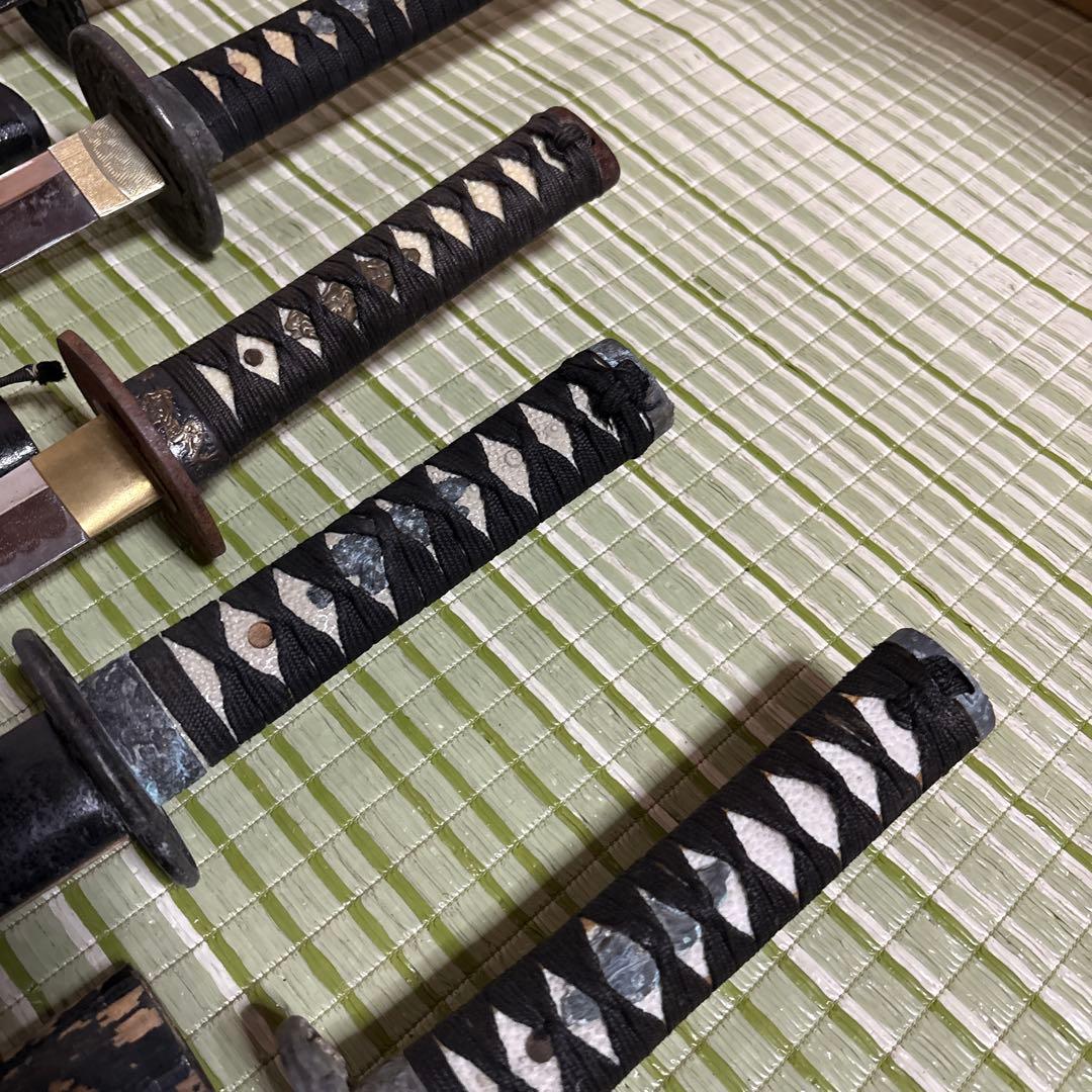 模造刀　模擬刀　武士　侍　伝統工芸　剣　ソード小太刀　鞘　鍔　大衆演劇　５本