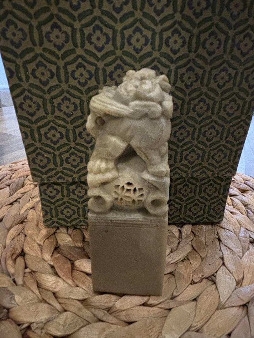 【SALE】limited Signature 一点限り　　落款　獅子　親子